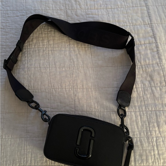 Marc Jacobs Black Leather Snapshot Camera Crossbody - Picture 2 of 5